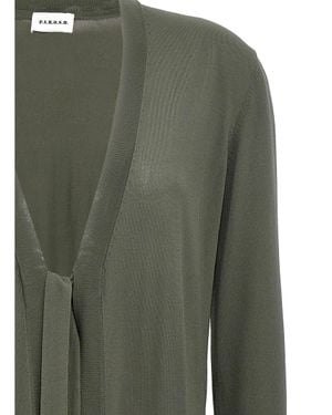 P.A.R.O.S.H. P. A.R. O.S. H. Viscose Cardigan - Green