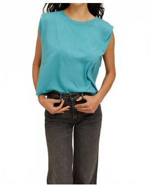 Project Social T Belzo Muscle Tank Top - Blue
