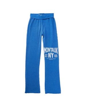 Vintage Havana Montauk Thermal Fold-Over Pant - Blue