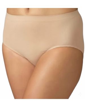 RHONDA SHEAR Ahh High Cut Brief Panty - Natural