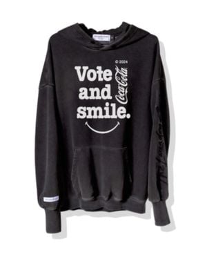 The Laundry Room Coca Cola Vote And Smile Hideout Hoodie - Black