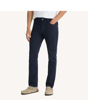 Nautica Stretch Sateen 5-Pocket Pant - Blue