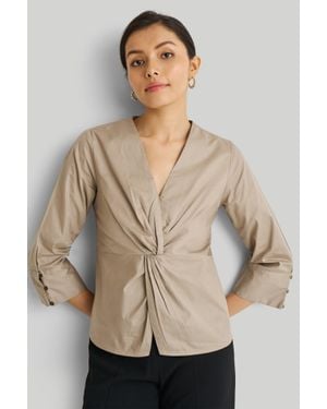 REISTOR Front Twist Top - Natural