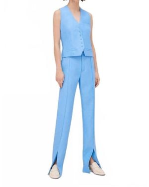 Alexis Miko Button-Down Vest - Blue