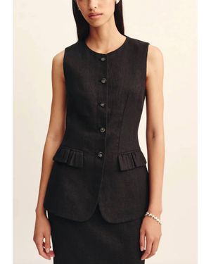 Posse Matilda Gilet Vest - Black