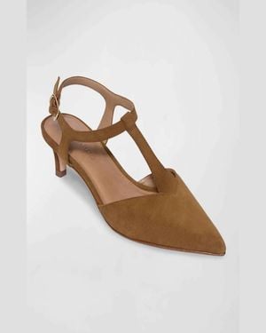 Bernardo Malta Slingback Kitten Pumps - Multicolor