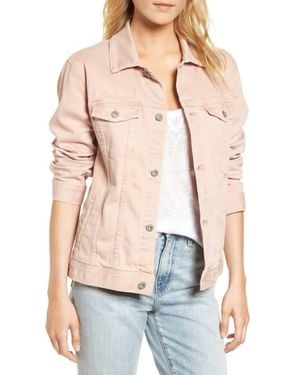 AG Jeans Nancy Jacket In Years Weathered Rosy Rouge - Natural