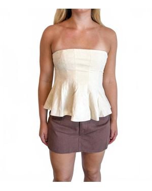 Day + Moon Elodie Mini Skort - White