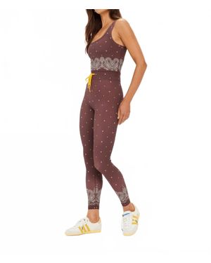 The Upside Mikkola Lou Scoop Crop - Brown