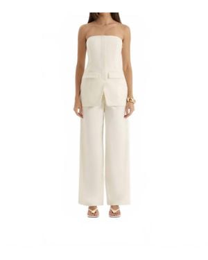 4th & Reckless Kellie Split Front Top - Natural