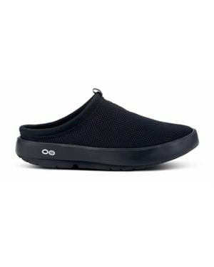 OOFOS Oocoozie Sport Mesh Slippers - Blue
