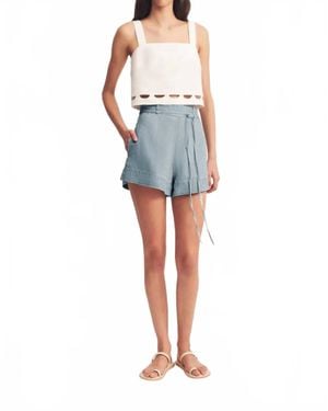 Shona Joy Ellsworth High Waist Short - Blue