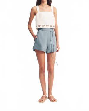 Shona Joy Ellsworth High Waist Short - Blue