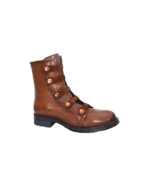 Eric Michael Dottie Leather Boots - Brown