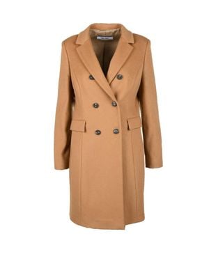 ANNIE PARIS Wool And Cashmere Coat - Brown