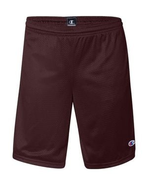 Champion Polyester Mesh 9 Shorts With Pockets - Purple