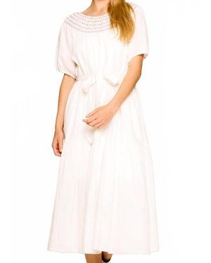 CALISTA Acacia Dress - White