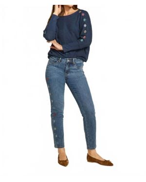 Fdj Olivia Pencil Ankle Jean - Blue