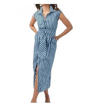 spartina 449 Felicity Midi Dress - Blue