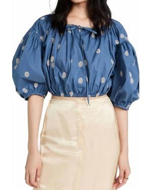 Ciao Lucia Octavia Top - Blue