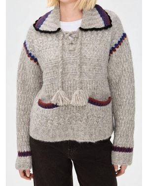 Xirena Beatrice Alpaca Sweater - Gray
