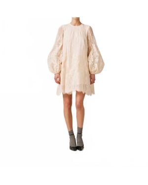 byTiMo Lace Mini Dress - Natural