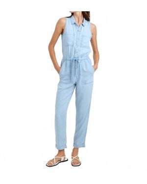 Bella Dahl Pocket Jumpsuit - Blue