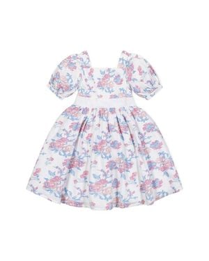 Hope & Henry Empire Waist Dress - White