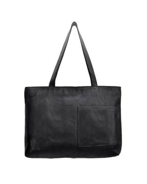 Latico Noelle Handcrafted Leather Tote Bag - Black