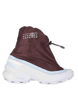 MM6 by Maison Martin Margiela X Salomon Cross Mid Sneakers - Red