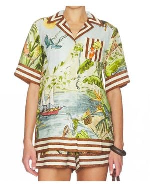 ALÉMAIS Toucan Tango Shirt - Green