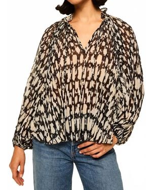 MISA Los Angles Rissa Long Sleeve Top - Black