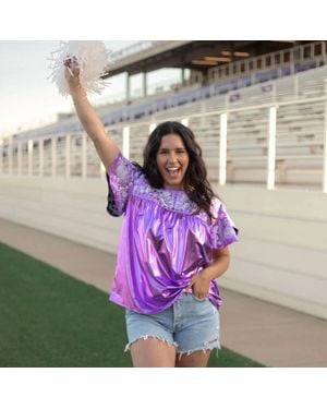 Layerz Clothing Autry Top - Purple
