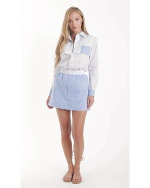 Karina Grimaldi Auri Long Sleeve Shirt - Blue