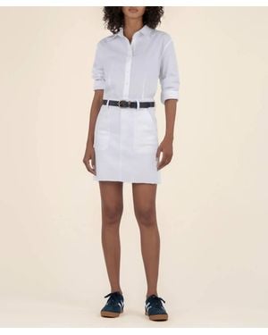 Kut From The Kloth Bristol Denim Skirt - Natural