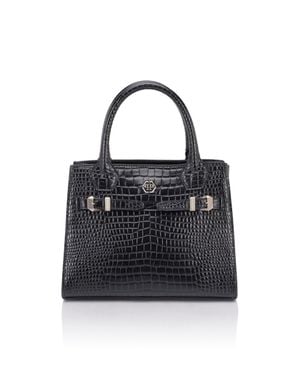 Philipp Plein Small Shopper Bag Cocco - Black