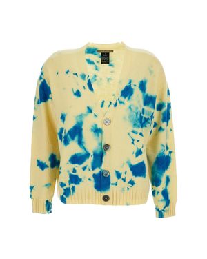 Suzusan Cashmere Seamless Short Cardigan - Blue