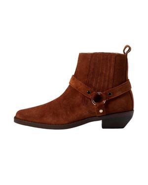 Madewell Alec Moto Western Boot Dried Maple Nn025-245 - Brown