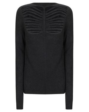 Rick Owens Ls Top Sweater - Black