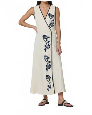 LUSANA Carlotta Maxi Dress - White
