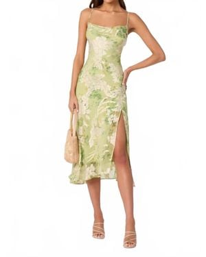 Astr Gaia Dress - Yellow