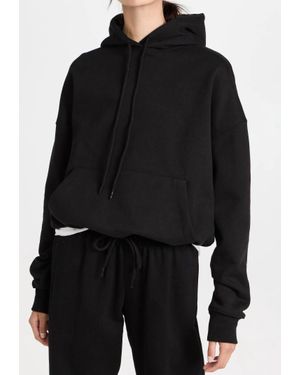 Wardrobe NYC Hooded Top - Black