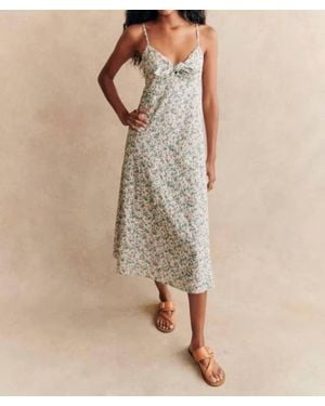 Sezane Chiaretta Midi Dress - Natural