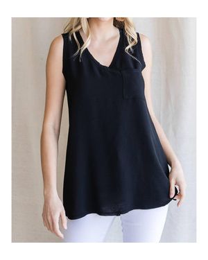 Jodifil V-Neck Sleeveless Top - Blue