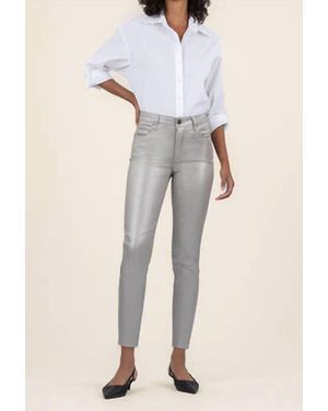 Kut From The Kloth High Rise Charlize Fab Ab - White