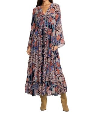 Johnny Was Ontar Beesley Maxi Dress - Purple