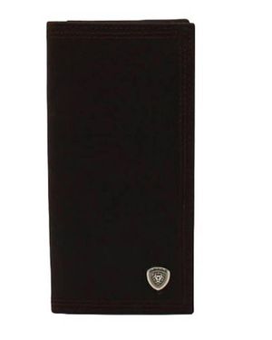 Ariat Youth Shield Concho Leather Wallet - Black