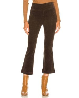 SPRWMN Crop Flare Corduroy Pant - Brown