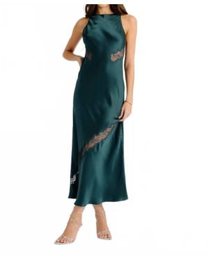 SABLYN Isadora Silk Midi Dress - Green