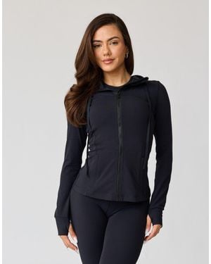 AVA Active Hera Zip Up Hoodie - Blue
